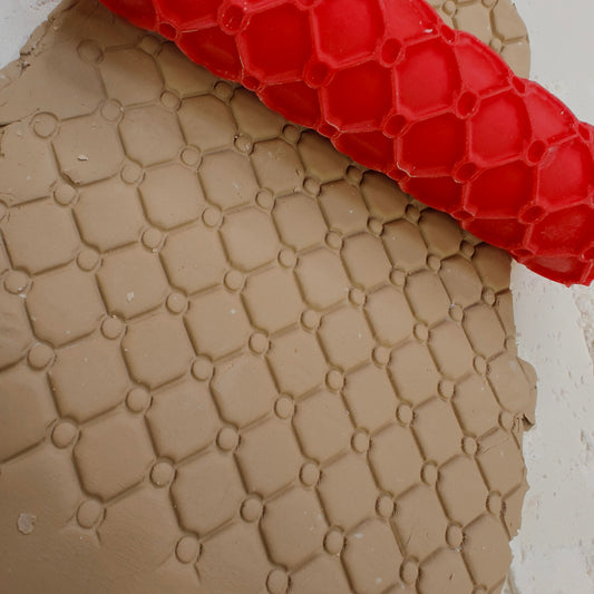 Texture rollers for ceramics - Brick