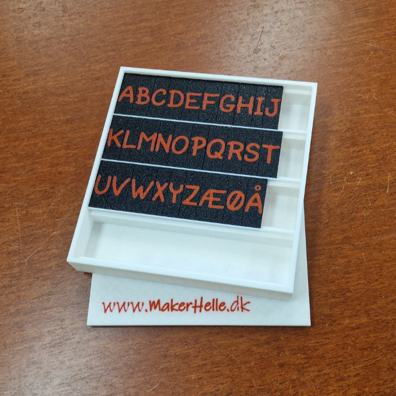 Alfabetstempler SpotOn - Blok bogstaver