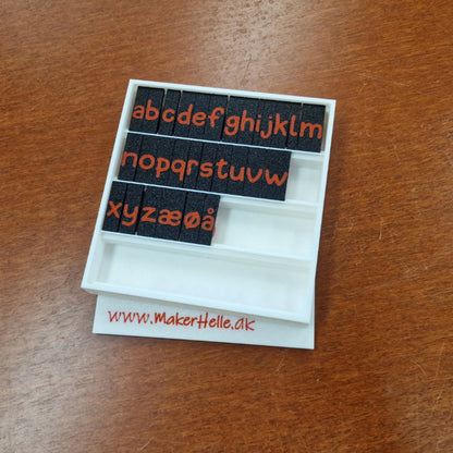 Alfabetstempler SpotOn - Komplet sæt