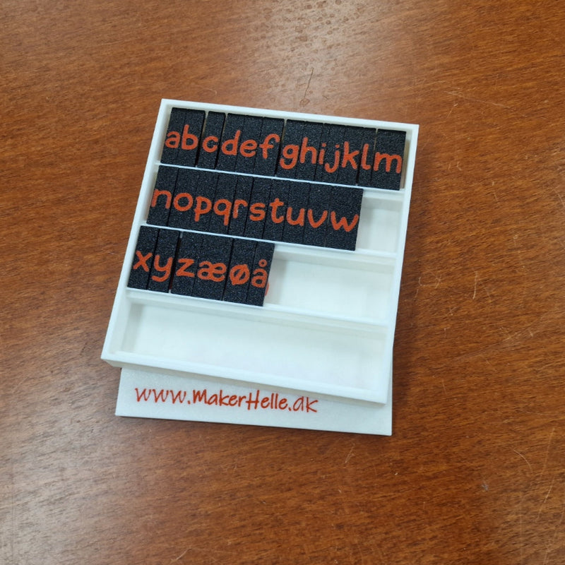 Alfabetstempler SpotOn - Små bogstaver