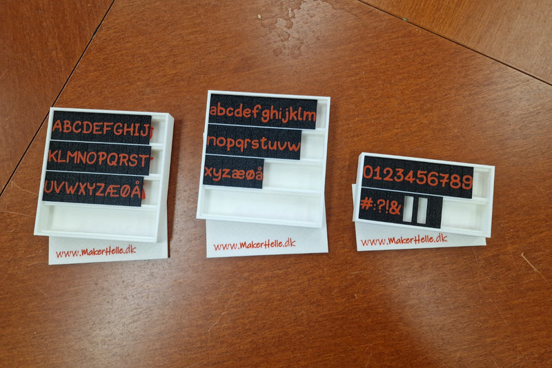 Alfabetstempler SpotOn - Ekstra Dele