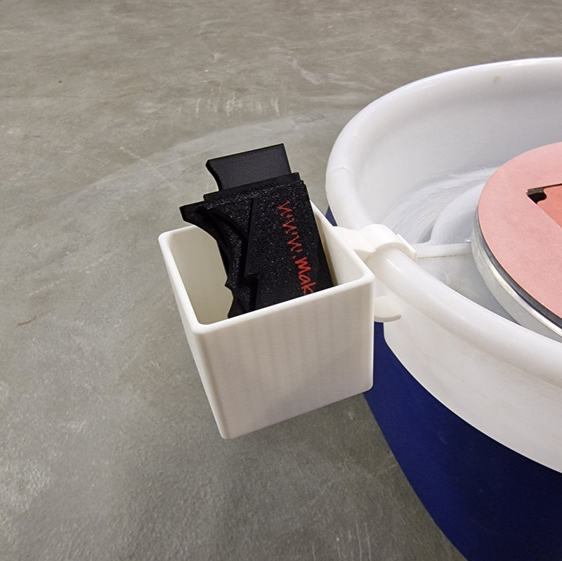 Drejeskinne holder til drejeskiven