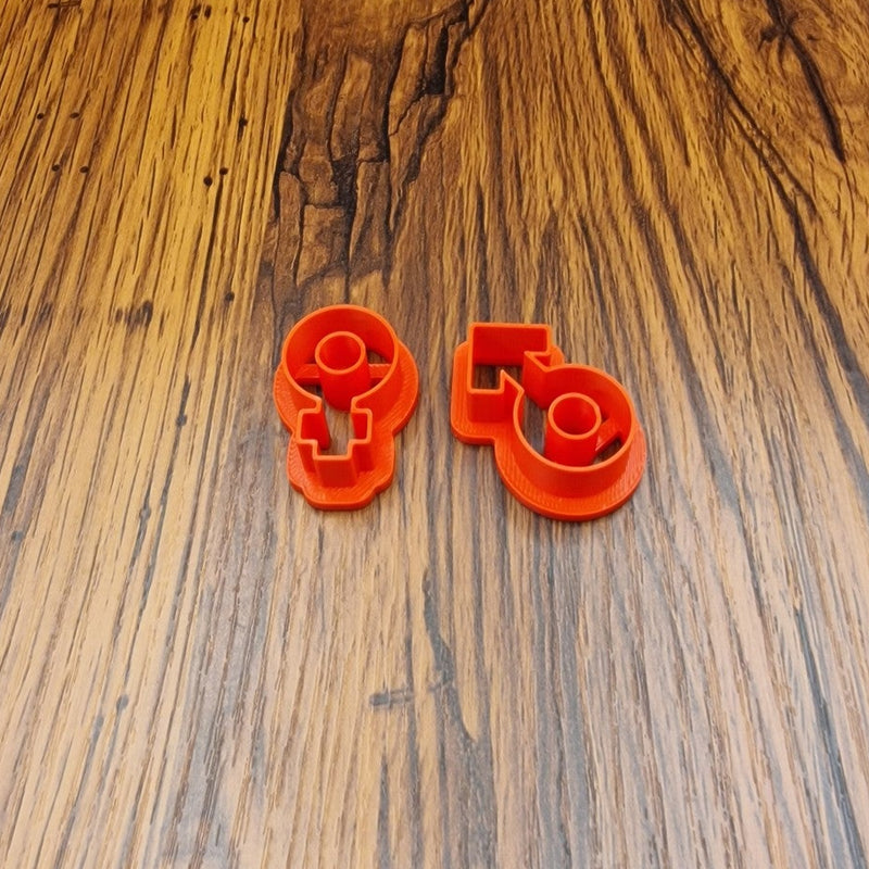 Udstikker til keramik - Mand og kvinde symbol