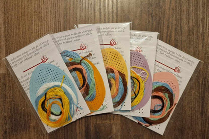 Påskehare broderi kit