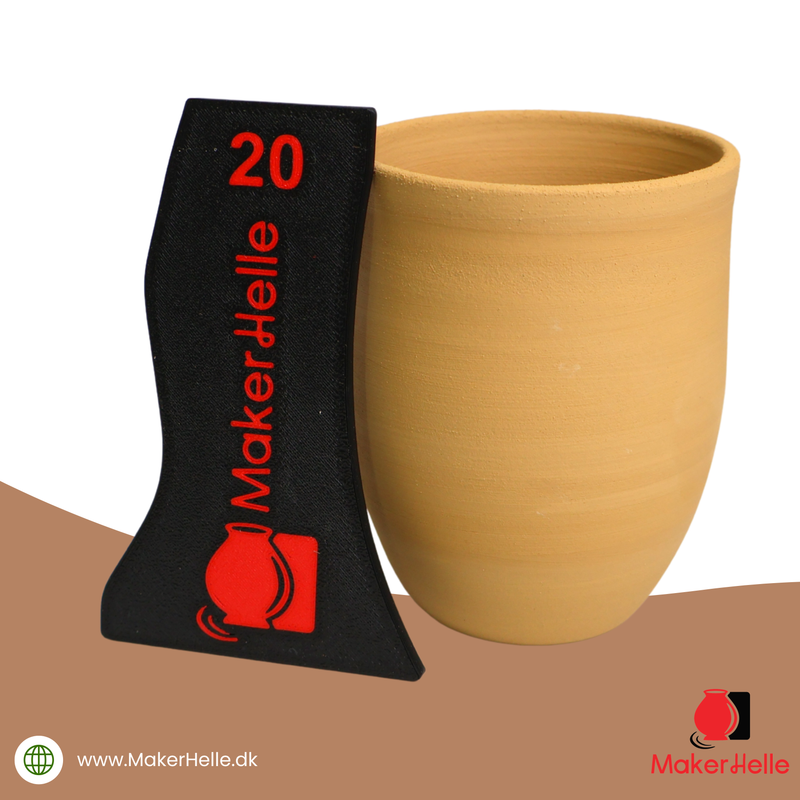 Keramik Drejeskinne 20