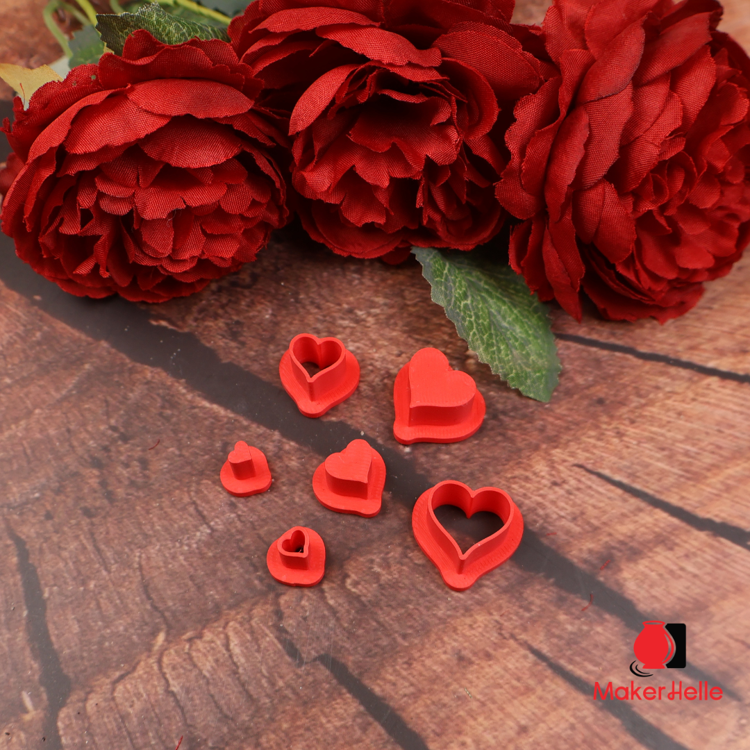 Udstikker/præg - Hjerte 1