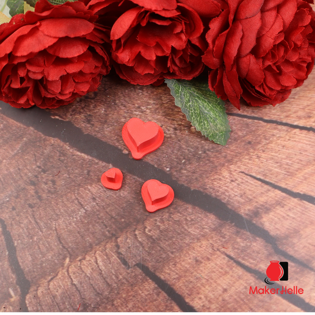 Udstikker/præg - Hjerte 1