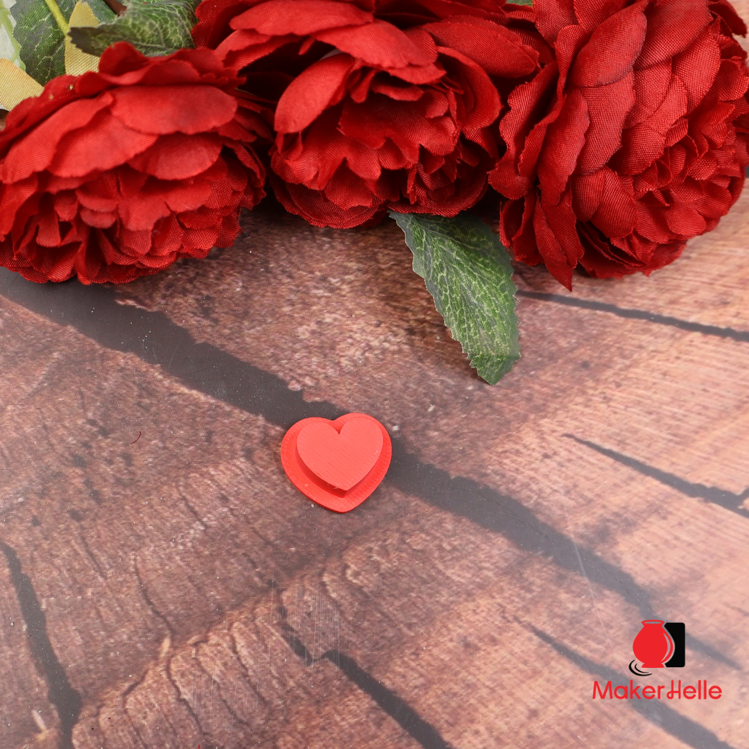 Udstikker/præg - Hjerte 2