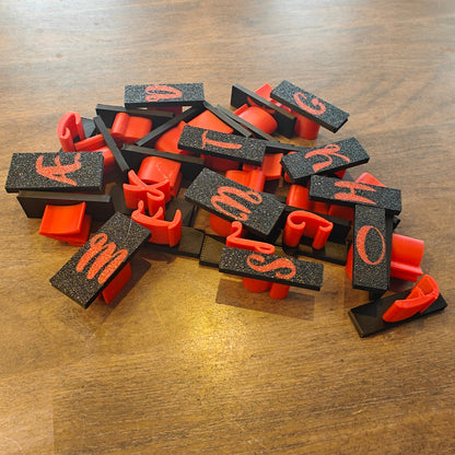 Alphabet stamps PletSkud - Block letters