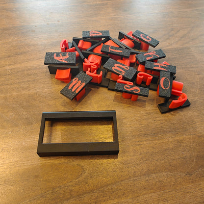 Alfabetstempler PletSkud - Små bogstaver