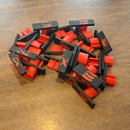 Alfabetstempler PletSkud - Små bogstaver