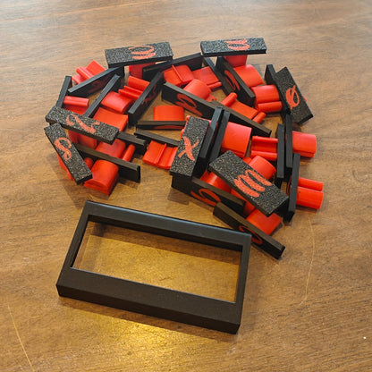 Alfabetstempler PletSkud - Små bogstaver