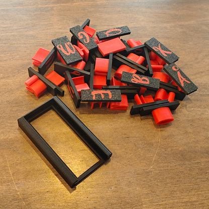 Alphabet stamps PletSkud - Block letters