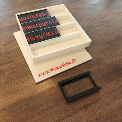 Alfabetstempler PletSkud - Små bogstaver