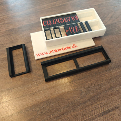 Alfabetstempler PletSkud - Tal & Tegn