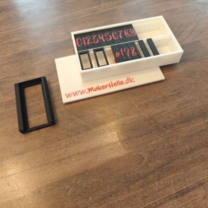 Alfabetstempler PletSkud - Tal & Tegn