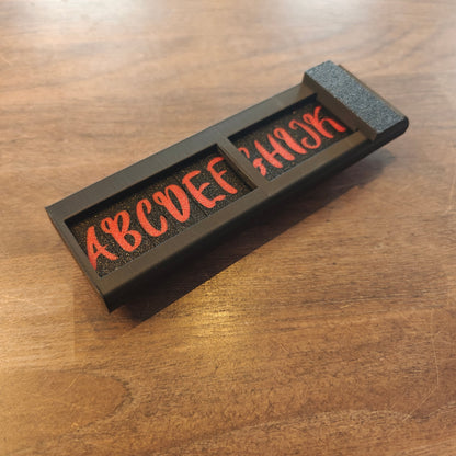 Alfabetstempler SpotOn - Komplet sæt