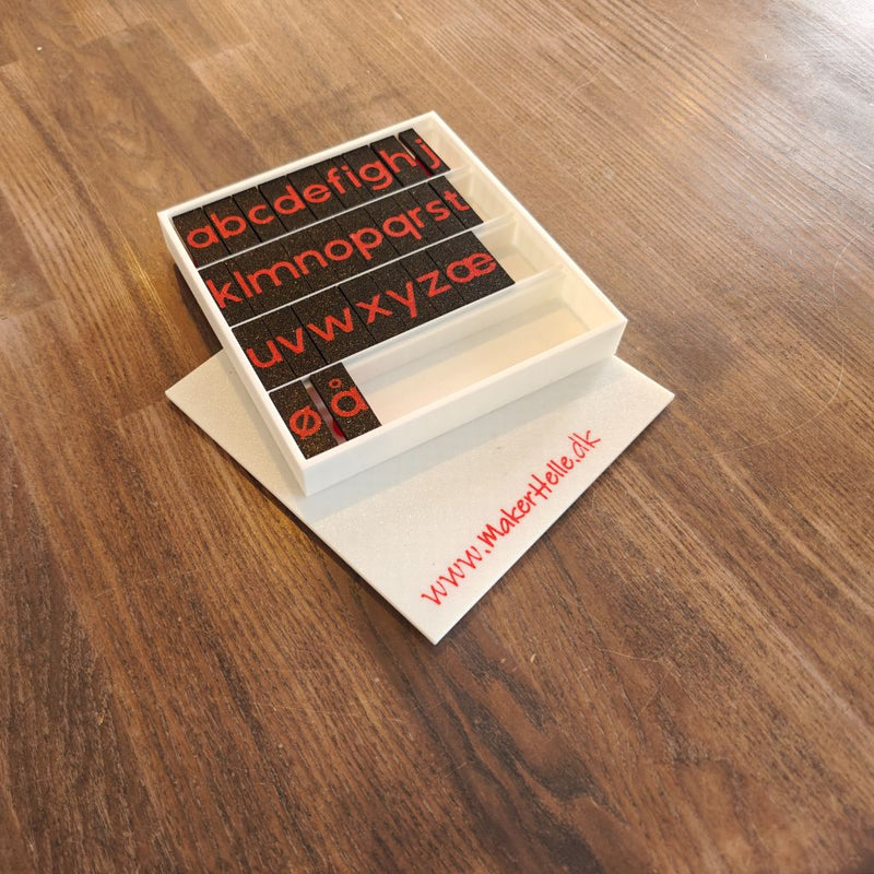 Alfabetstempler SnorLige - Små bogstaver