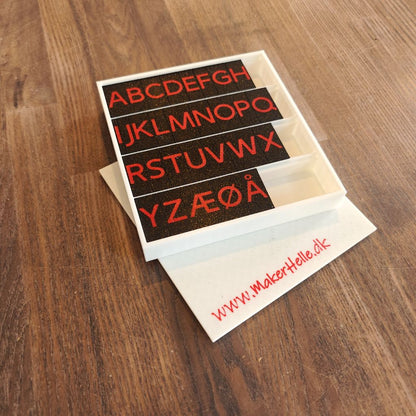 Alfabetstempler SnorLige - Komplet sæt