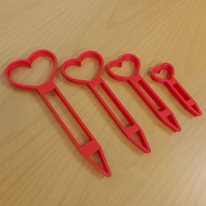 Ceramic cutter - Flower stick Heart
