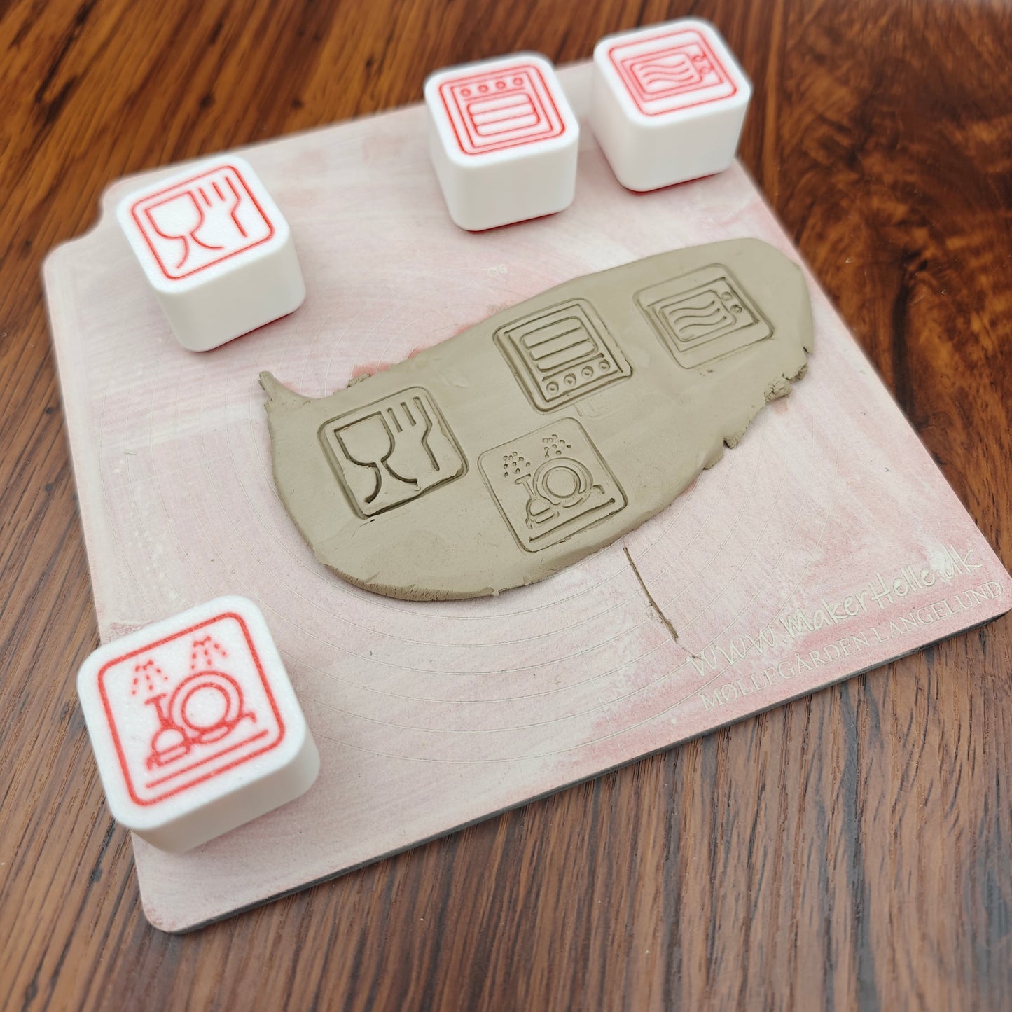 Stempel til keramik - Mikroovnsikker