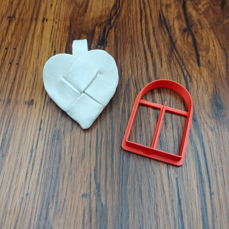 Udstikker - Julehjerte 2 snipper