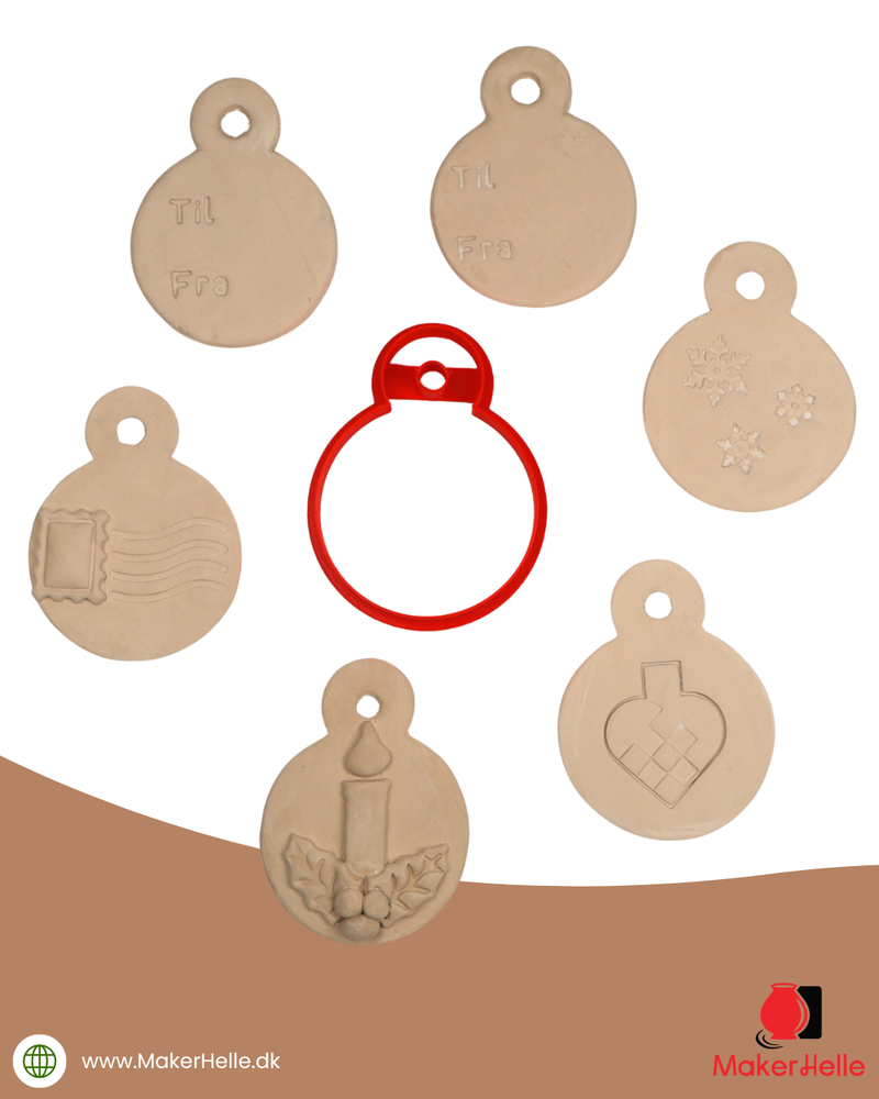 Christmas cutter - Christmas heart with embossing