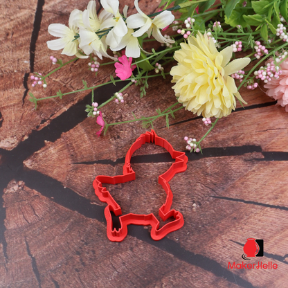 Udstikker - Gående Påskekylling