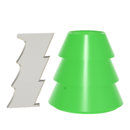 Keramik Drejeskinne 6
