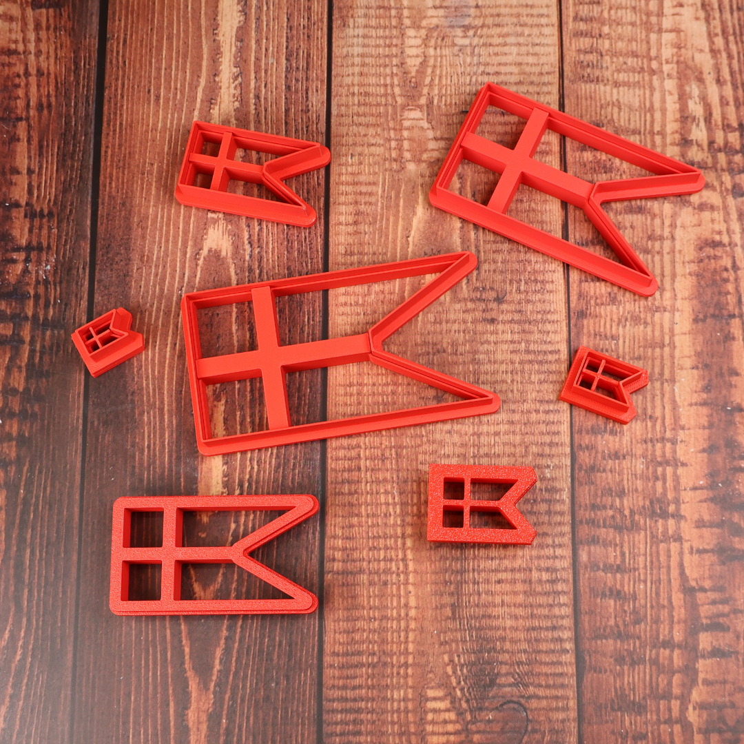 Flagudstikker - Danmark Splitflag