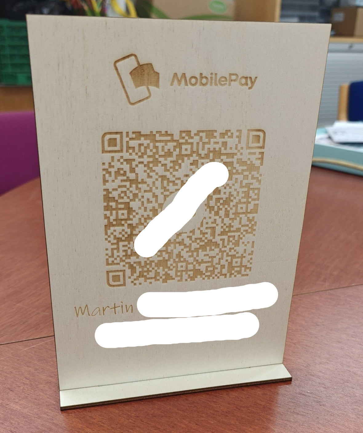 Pickers Qr Code QR code sign (Special order) – MakerHelle.dk
