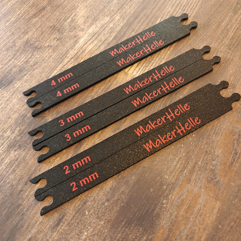 BundNiveau Tykkelsespinde