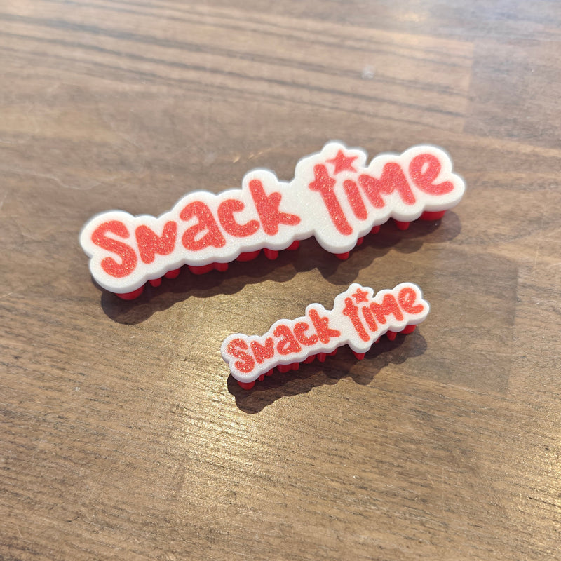 Keramik tekst - Snack time